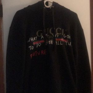 Gucci pull over hoodie